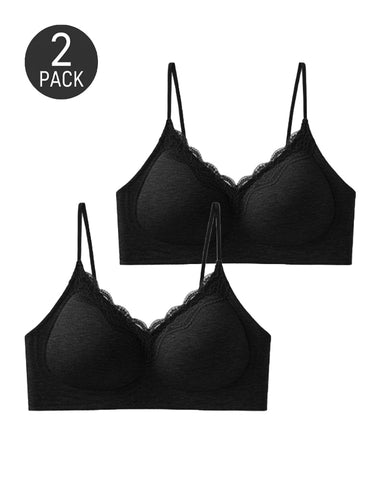 2-Pack  Trim Wire-Free Push-Up Bra