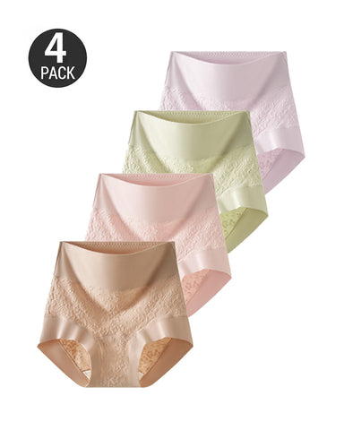 4-Pack Cloud Cotton High-Waist Briefs