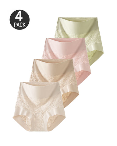 4-Pack Cloud Cotton High-Waist Briefs