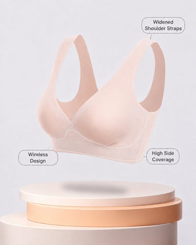 Deep V Crossover Wire Free  Nursing Bra