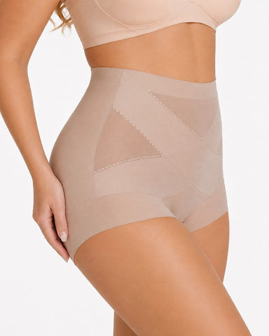 3-Pack High Waist  Sheer Mesh Shaping Panties