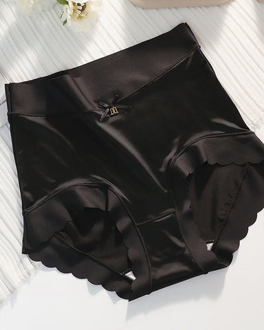 Ice Silk Satin Breathable Briefs