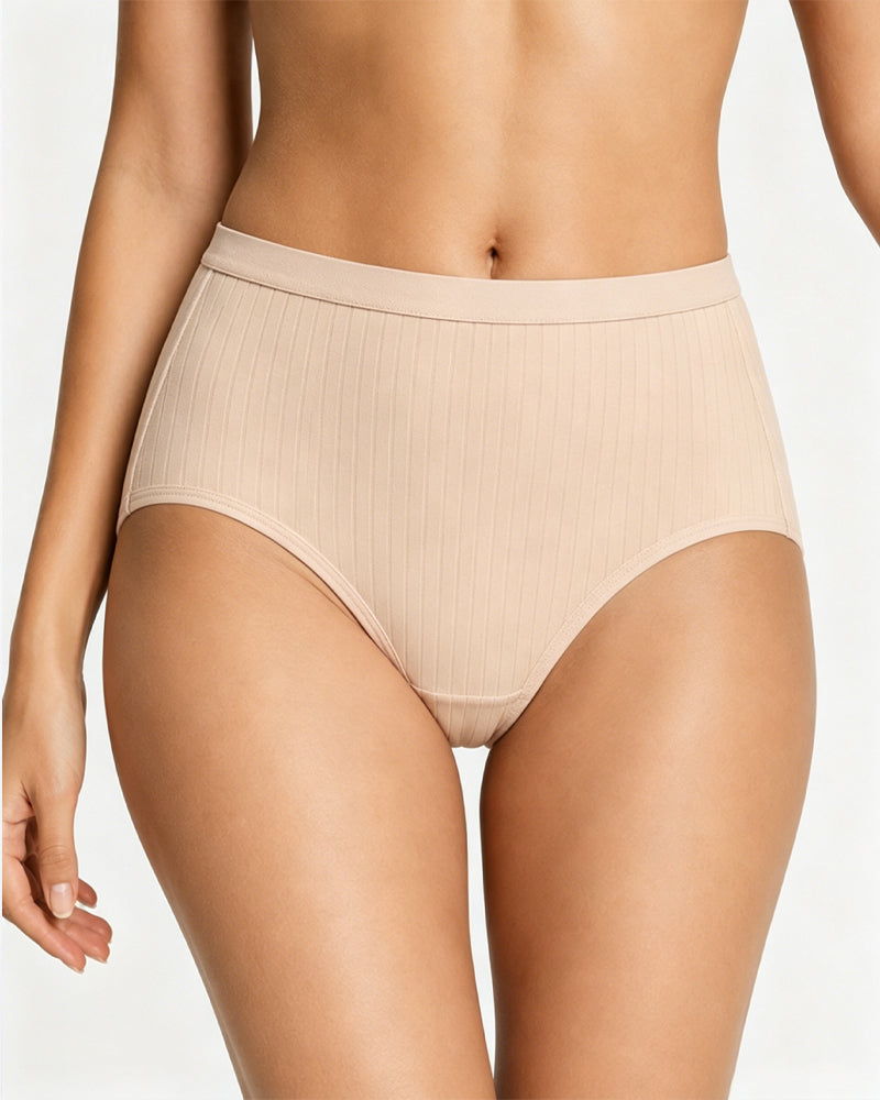 Breathable Cotton Mid-Rise Briefs
