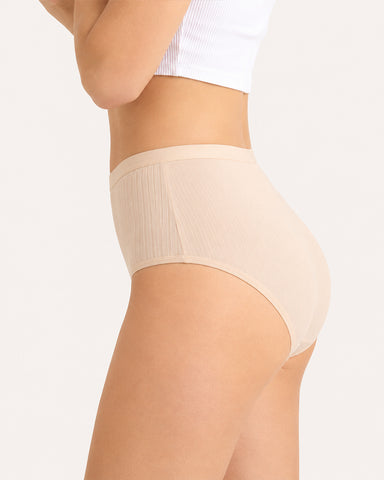 Breathable Cotton Mid-Rise Briefs