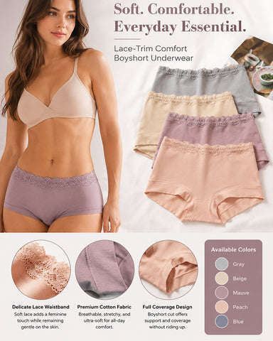 Lace Trim Briefs