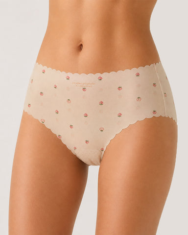 Smooth Ice-Silk Printed Panties