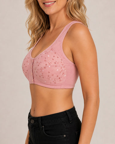 3-Pack Front Closure Wireless Bras