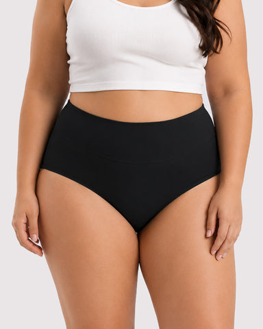 Soft High-Waist Breathable Cotton Briefs