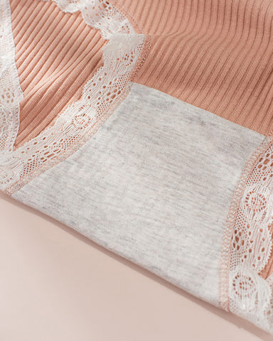 LaceTrim High-Waist Briefs