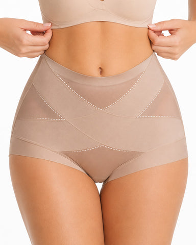 3-Pack High Waist  Sheer Mesh Shaping Panties