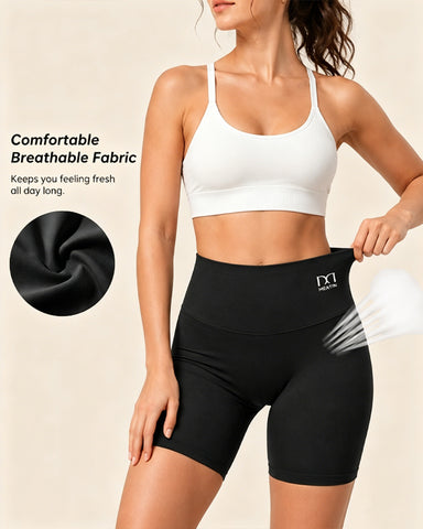 Sculpted Seamless Waist-Slimming Shorts