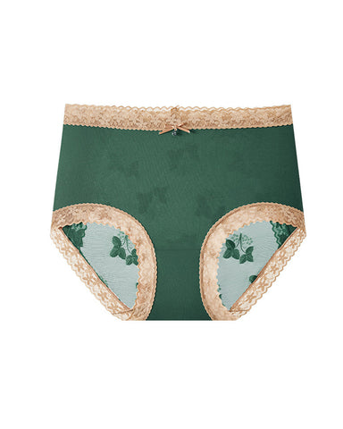 Floral Lace Cotton Briefs