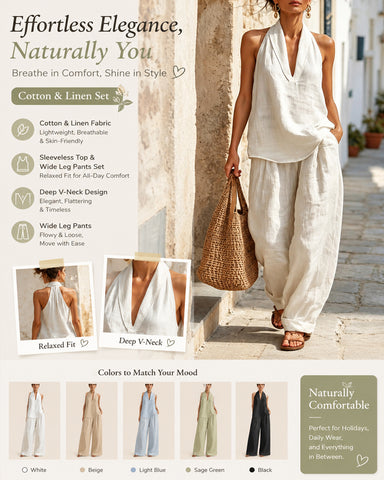 Easygoing Linen Escape Set