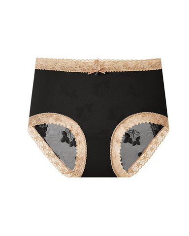 Floral Lace Cotton Briefs
