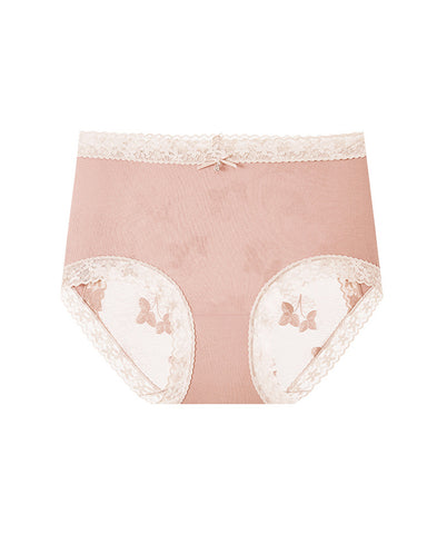 Floral Lace Cotton Briefs
