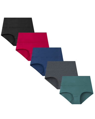 Soft High-Waist Breathable Cotton Briefs