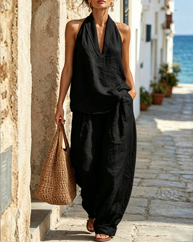 Easygoing Linen Escape Set