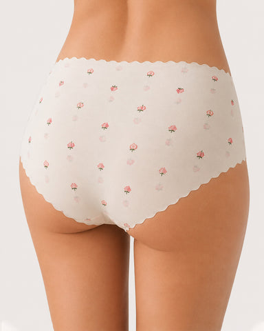 Smooth Ice-Silk Printed Panties