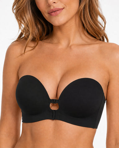 Strapless Front-Closure Bra