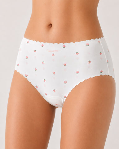 Smooth Ice-Silk Printed Panties