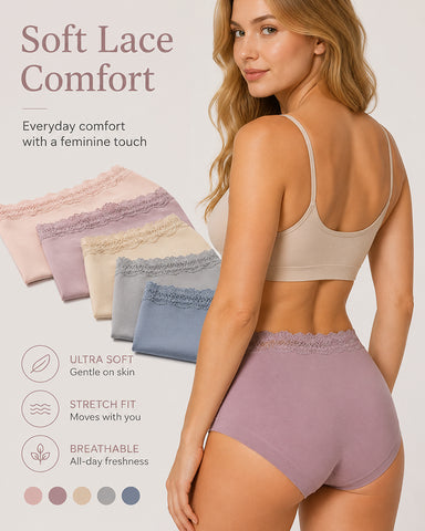 Lace Trim Briefs