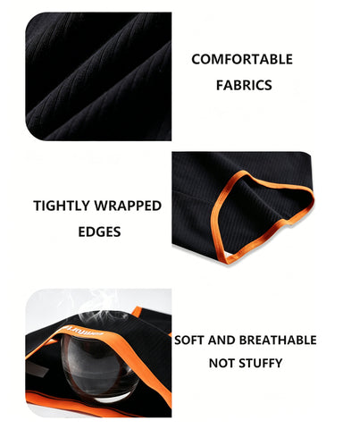 5-Pack Cotton High-Waist Colorblock Briefs