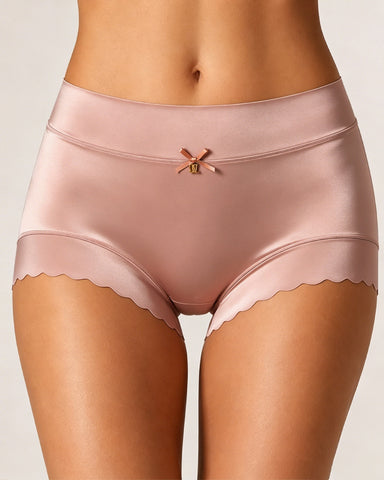 Ice Silk Satin Breathable Briefs