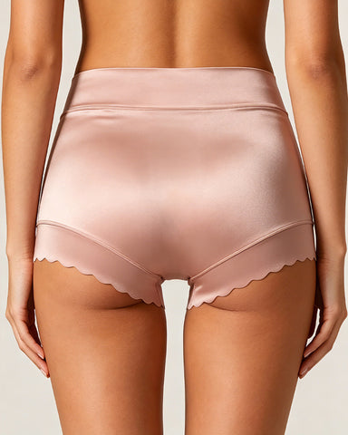 Ice Silk Satin Breathable Briefs