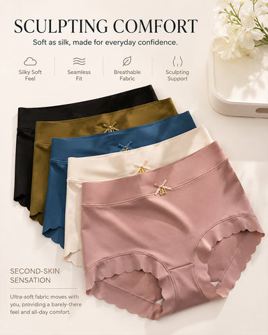 Ice Silk Satin Breathable Briefs