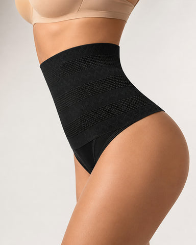 High-Waist Breathable Shaping Thong