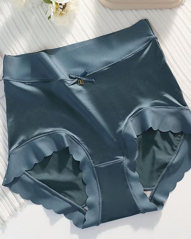 Ice Silk Satin Breathable Briefs